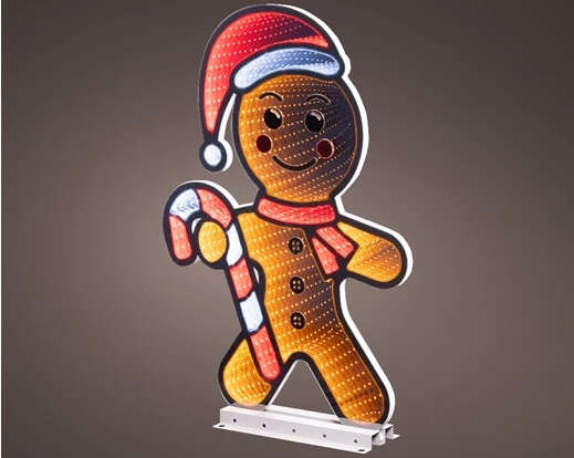 LUMINEO LED Infinity Lebkuchenmann